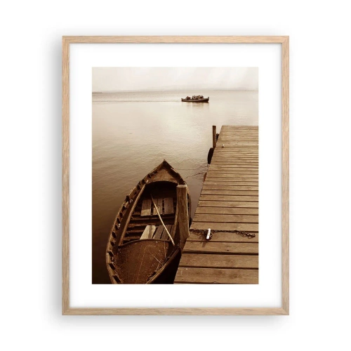 Plakat w ramie jasny dąb - Wielki spokój - 40x50 cm