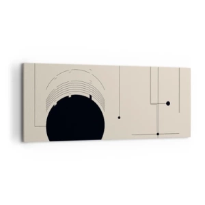 Obraz na płótnie - Sprężysta i dynamiczna kompozycja - 100x40 cm
