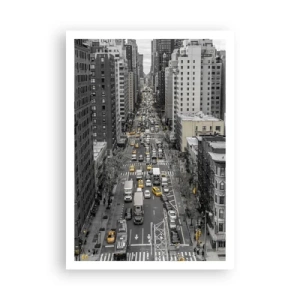 Plakat - Życie Nowego Yorku - 70x100 cm