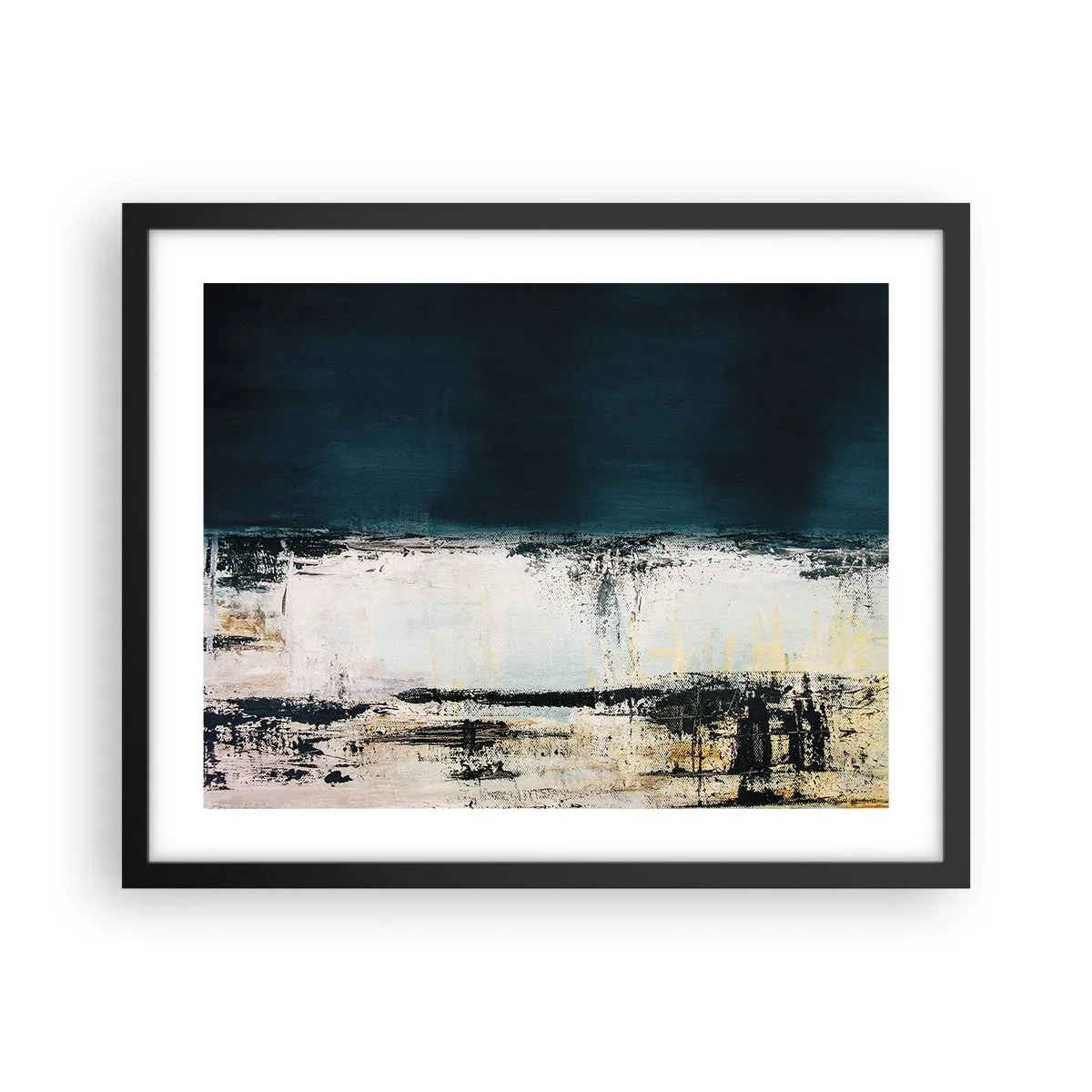 Plakat w czarnej ramie - Kompozycja horyzontalna - 50x40 cm