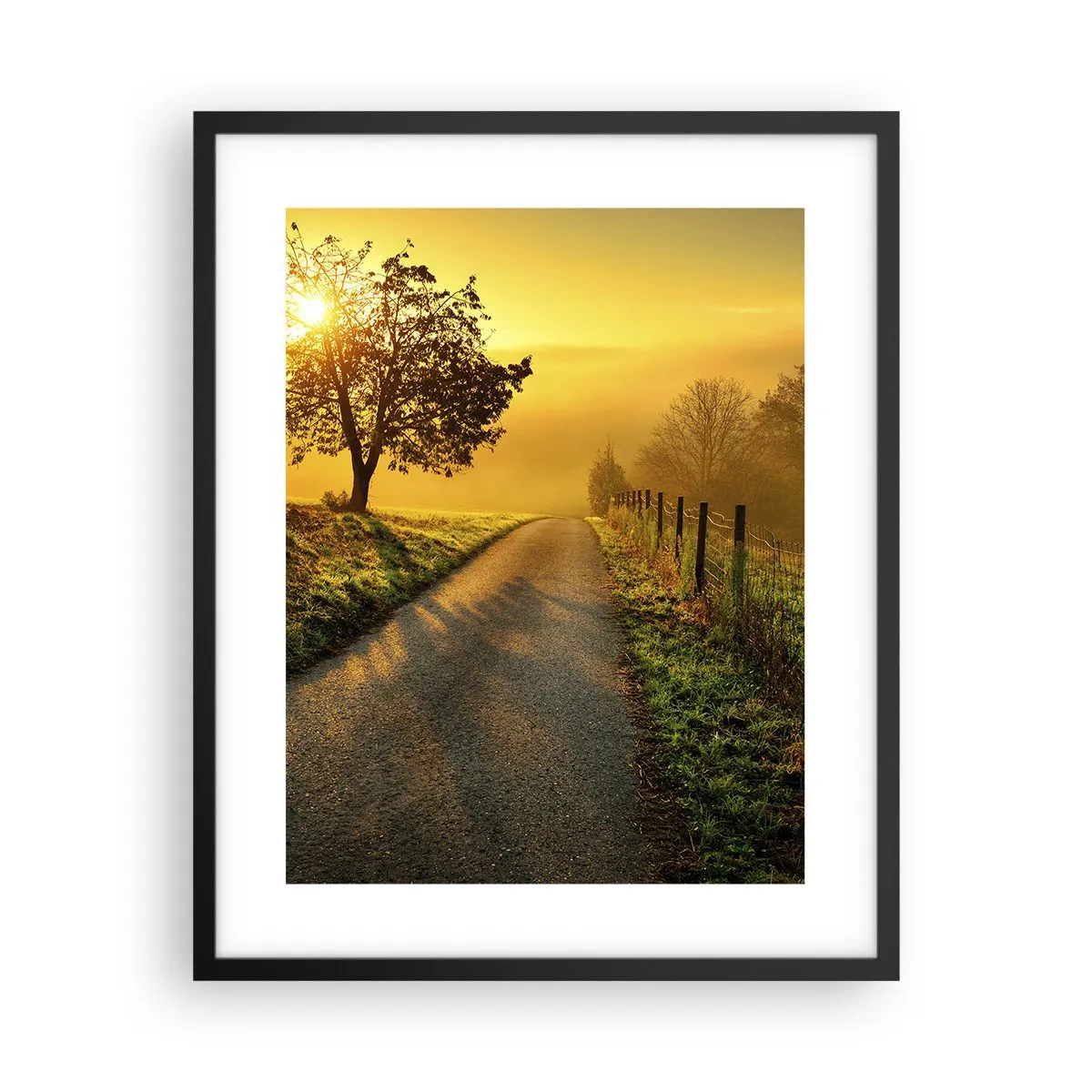 Plakat w czarnej ramie - Miodne popołudnie - 40x50 cm