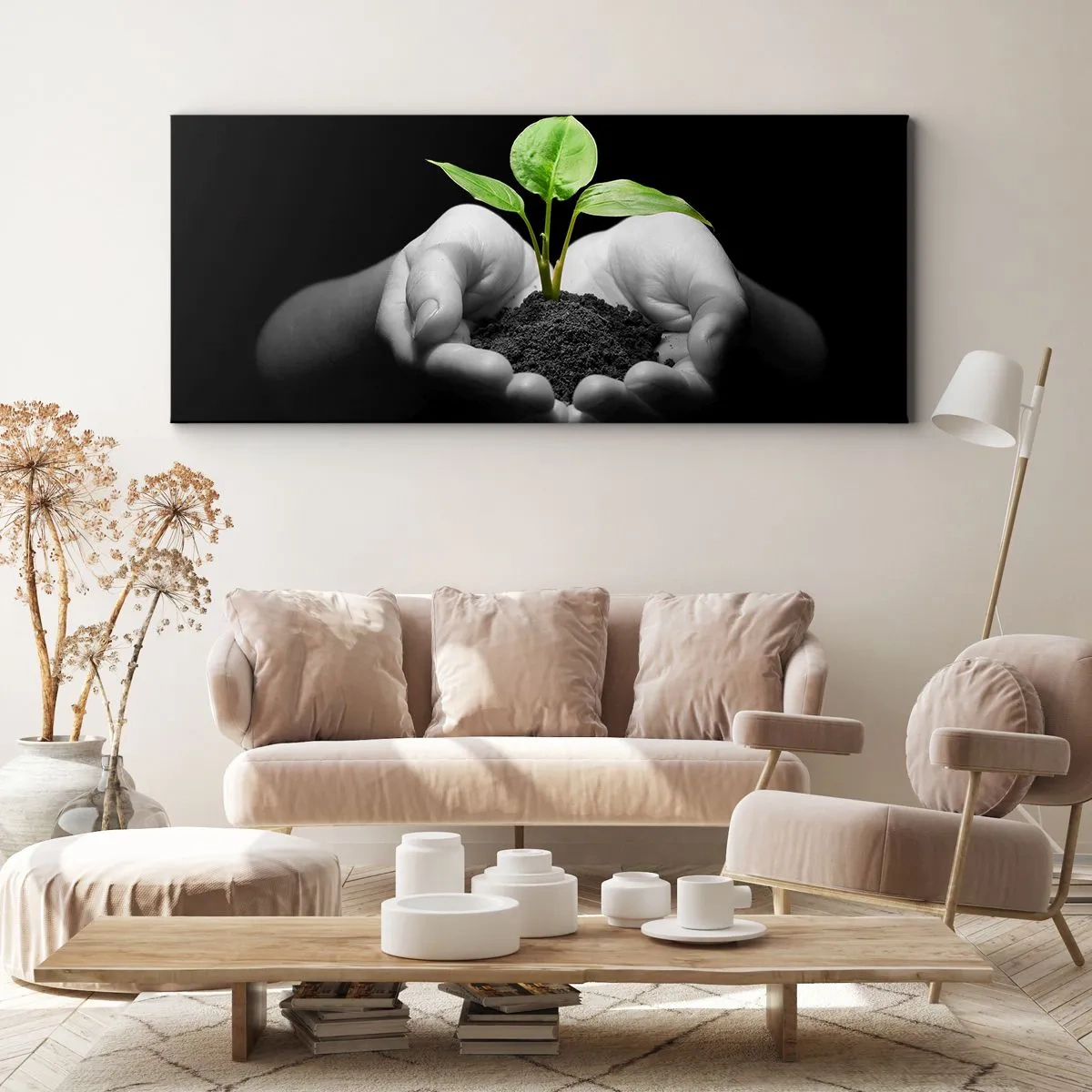 Obraz na płótnie - Kocham naturę, chronię ją - 100x40 cm
