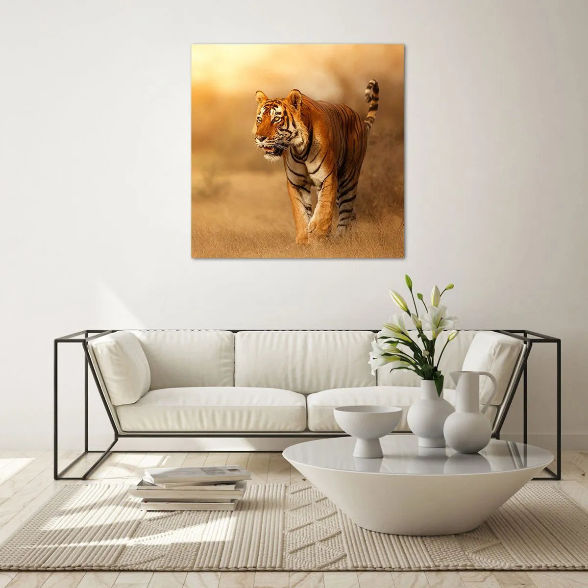 Obraz na szkle - Przed atakiem - 30x30 cm