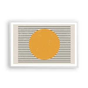Plakat w białej ramie - Siła prostoty - 91x61 cm