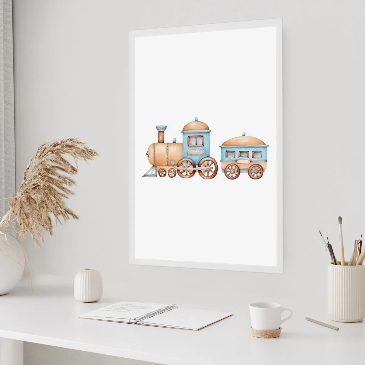 Plakat - Stoi na stacji... - 40x50 cm
