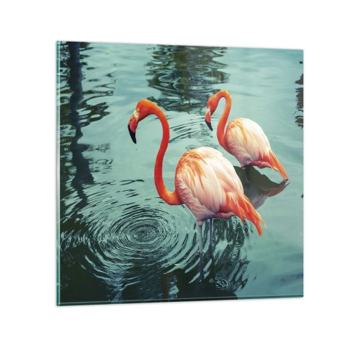 Obraz na szkle - Jesteśmy teraz w modzie - 70x70 cm