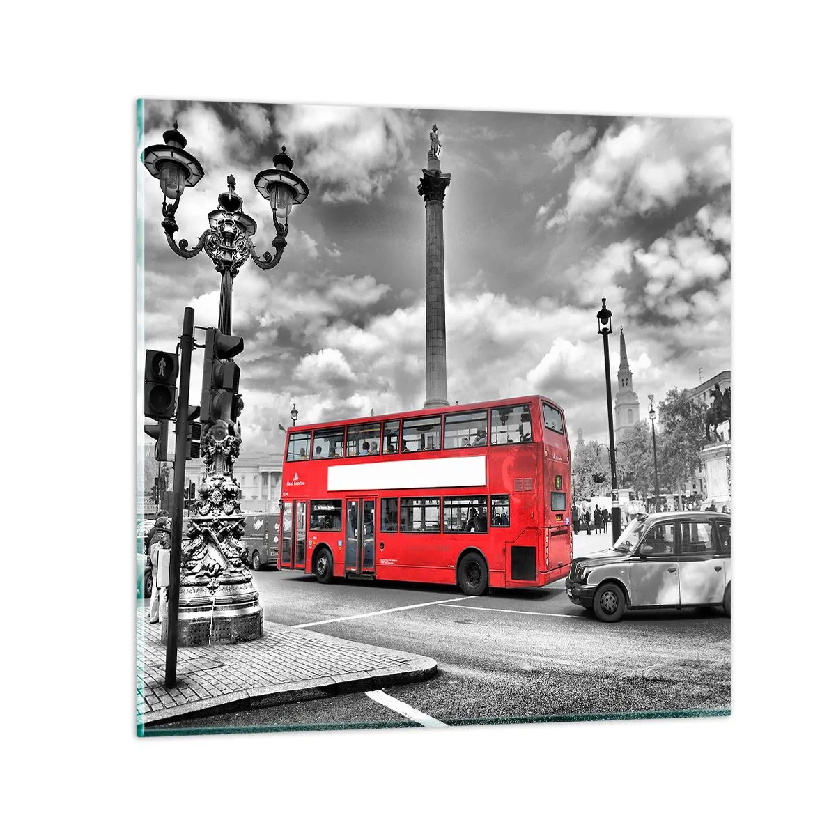 Obraz na szkle - Prawdziwy krwioobieg miasta - 30x30 cm