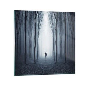 Obraz na szkle - I wszystko proste i jasne - 40x40 cm