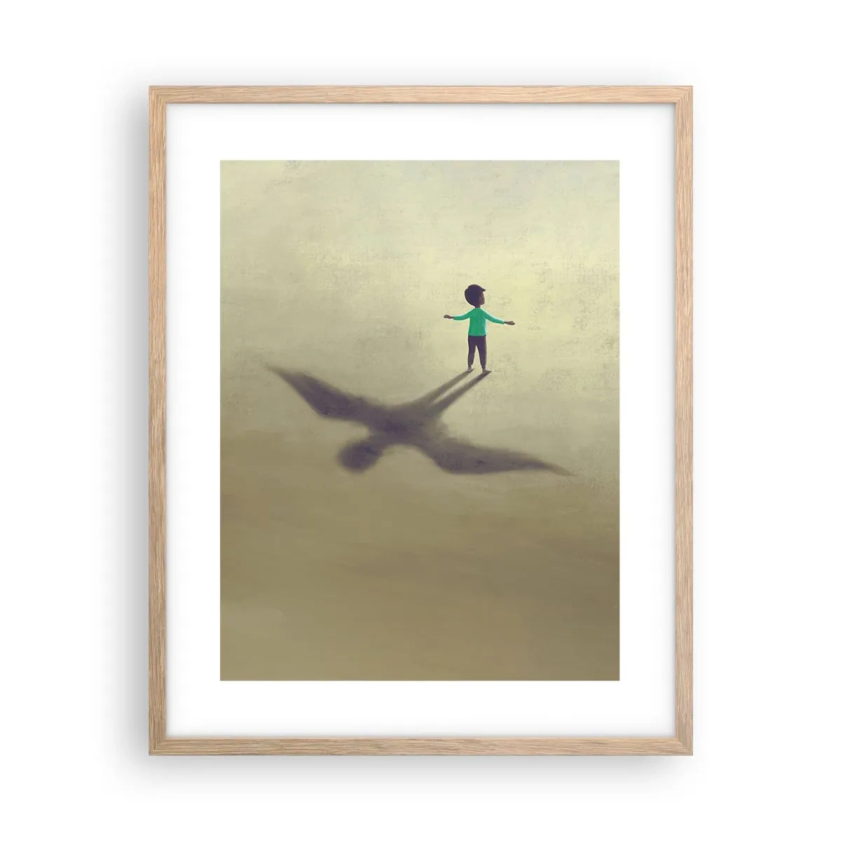 Plakat w ramie jasny dąb - Bohater przyszłości - 40x50 cm