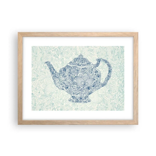 Plakat w ramie jasny dąb - Herbaty czar - 40x30 cm