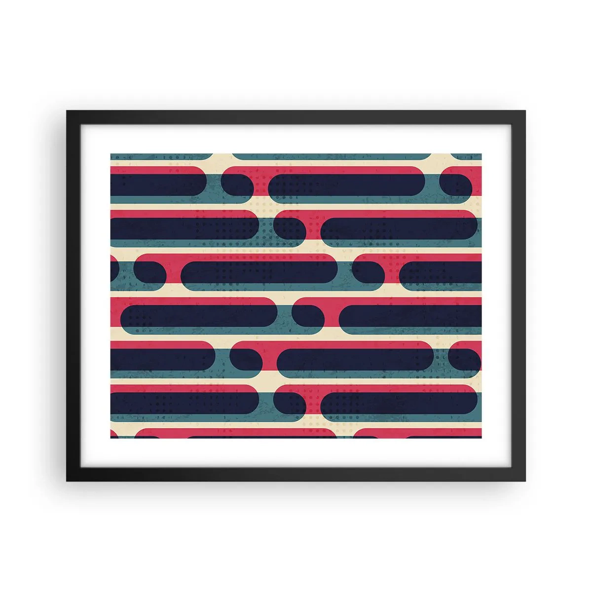 Plakat w czarnej ramie - W głąb i do przodu - 50x40 cm