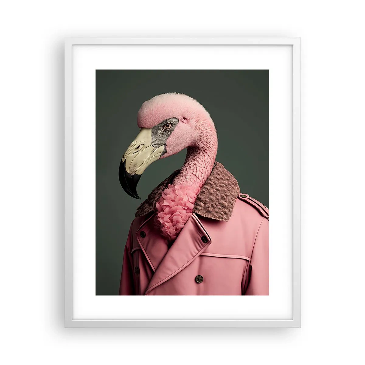 Plakat w białej ramie - Prawdziwy elegant - 40x50 cm