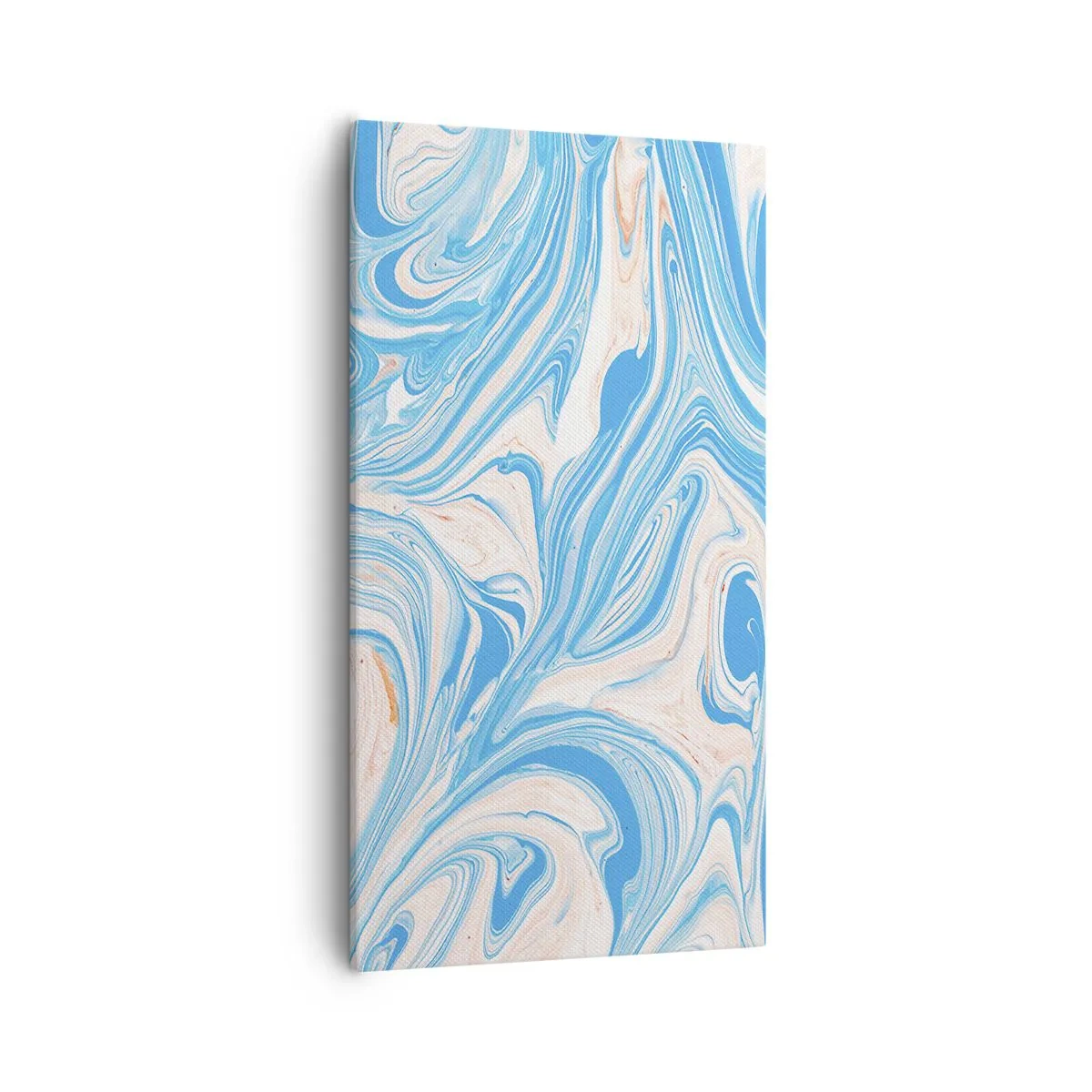 Obraz na płótnie - Rozlewisko w turkusie - 55x100 cm