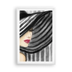 Plakat w białej ramie - Gdzie ciebie szukać? - 61x91 cm