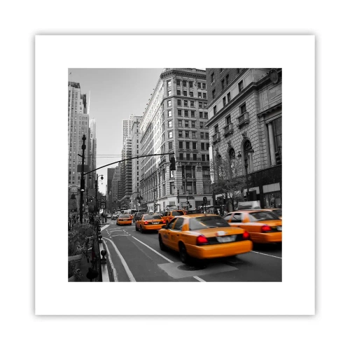 Plakat - Słońca wielkiego miasta - 30x30 cm