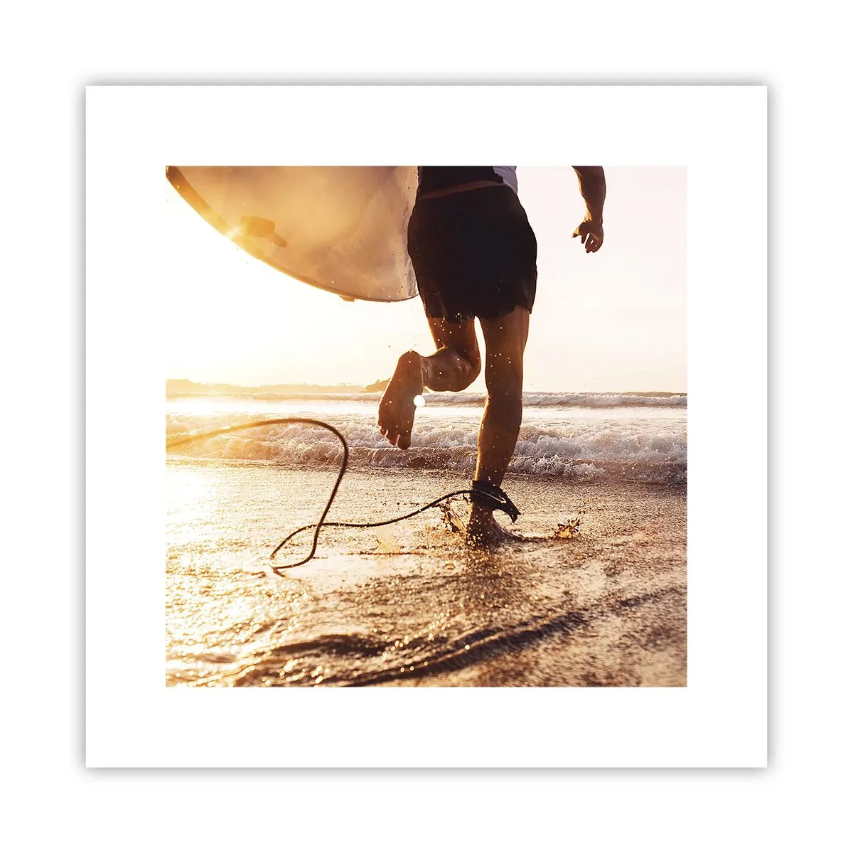 Plakat - Na spotkanie fali - 30x30 cm