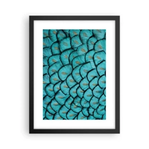 Plakat w czarnej ramie - Wielka gala piór - 30x40 cm