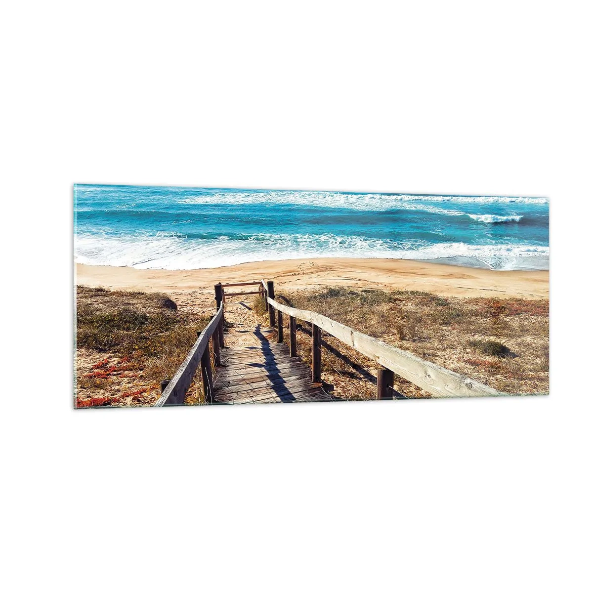 Obraz na szkle - Biegnij! - 100x40 cm
