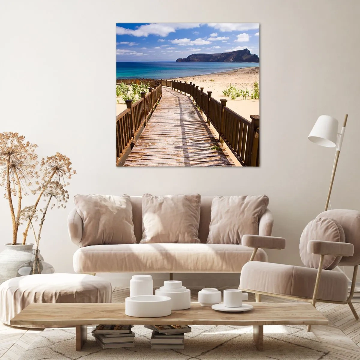 Obraz na płótnie - Zabierz mnie na wyspy szczęśliwe - 60x60 cm