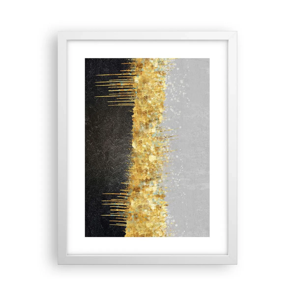 Plakat w białej ramie - W głąb i ku górze - 30x40 cm