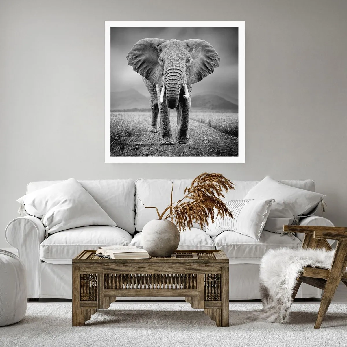 Plakat - Gospodarz wita - 50x50 cm