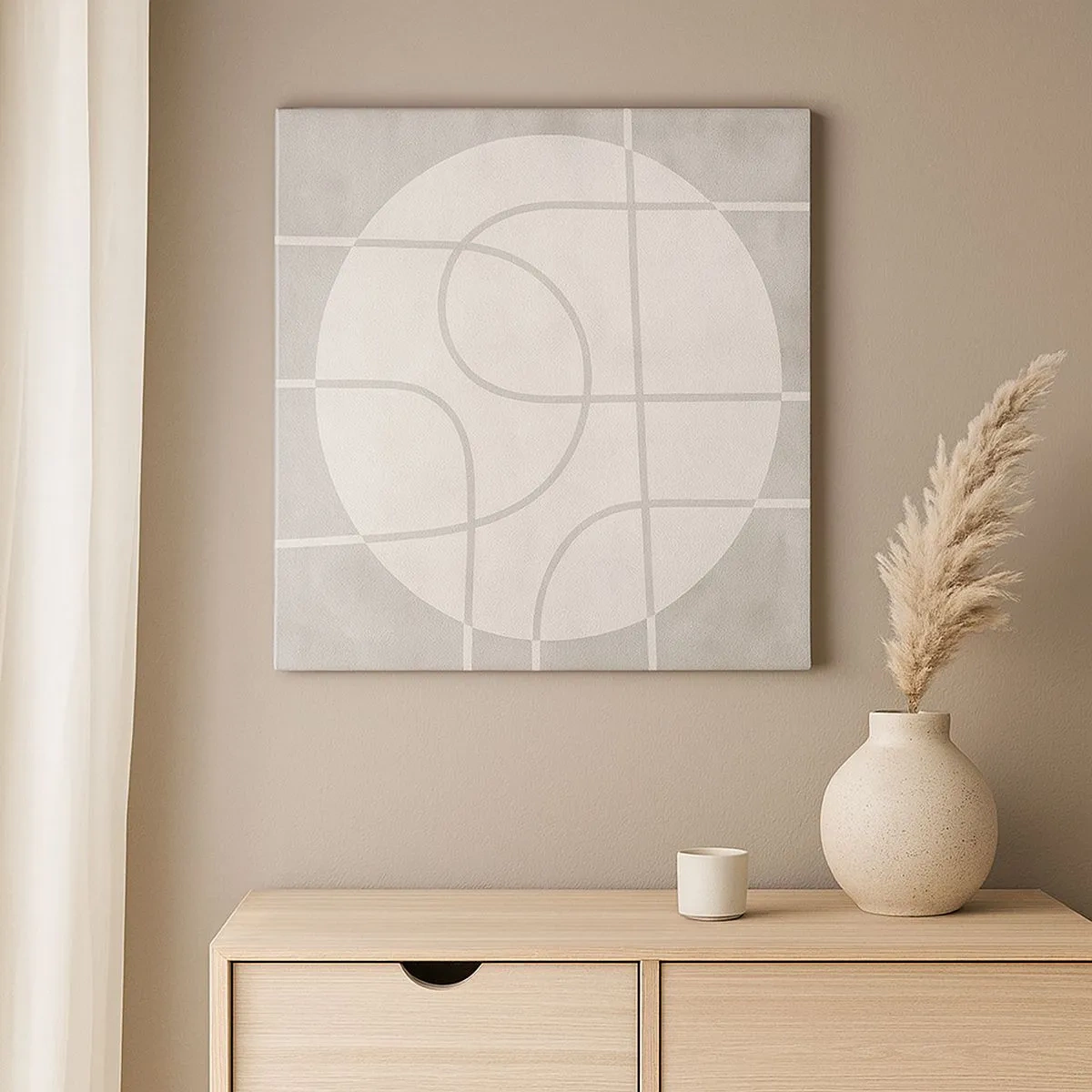 Obraz na płótnie - Koliście i na wprost - 30x30 cm