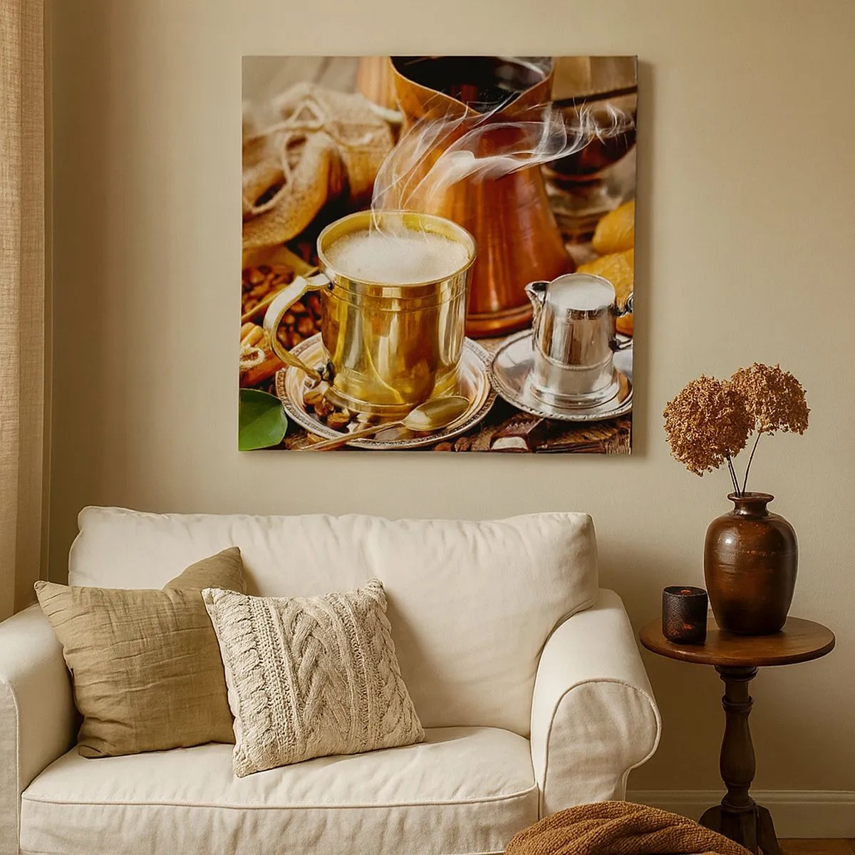 Obraz na płótnie - Miłego dnia! - 30x30 cm