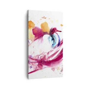 Obraz na płótnie - W bliskości świat rozkwita - 45x80 cm