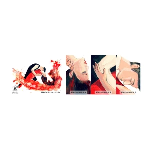 Fototapeta Próbka Samoprzylepna Deluxe Sticker - Tango - zmysłowa fala - Taniec, Muzyka, Tancerze - 100x30 cm