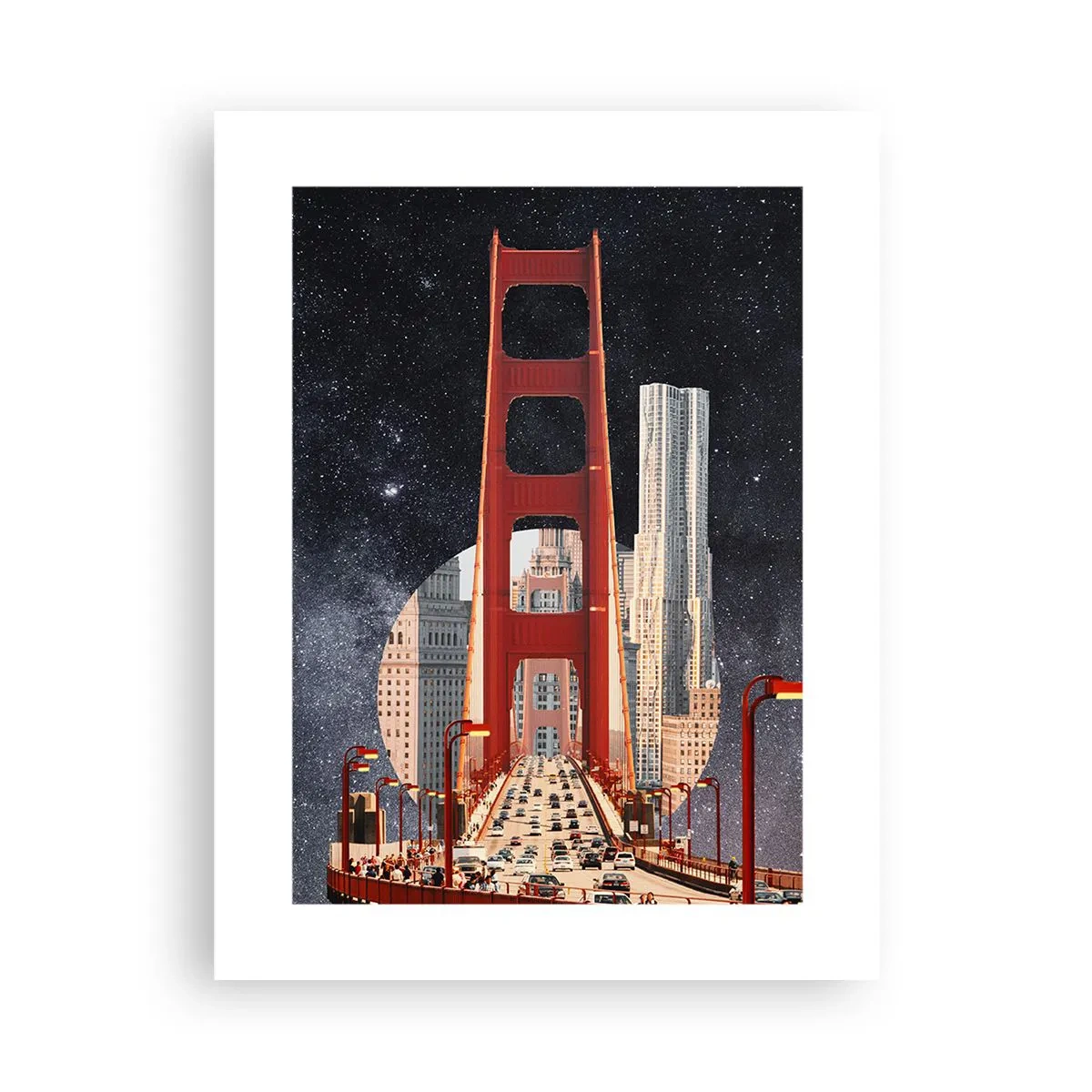 Plakat - Zawsze w centrum - 30x40 cm