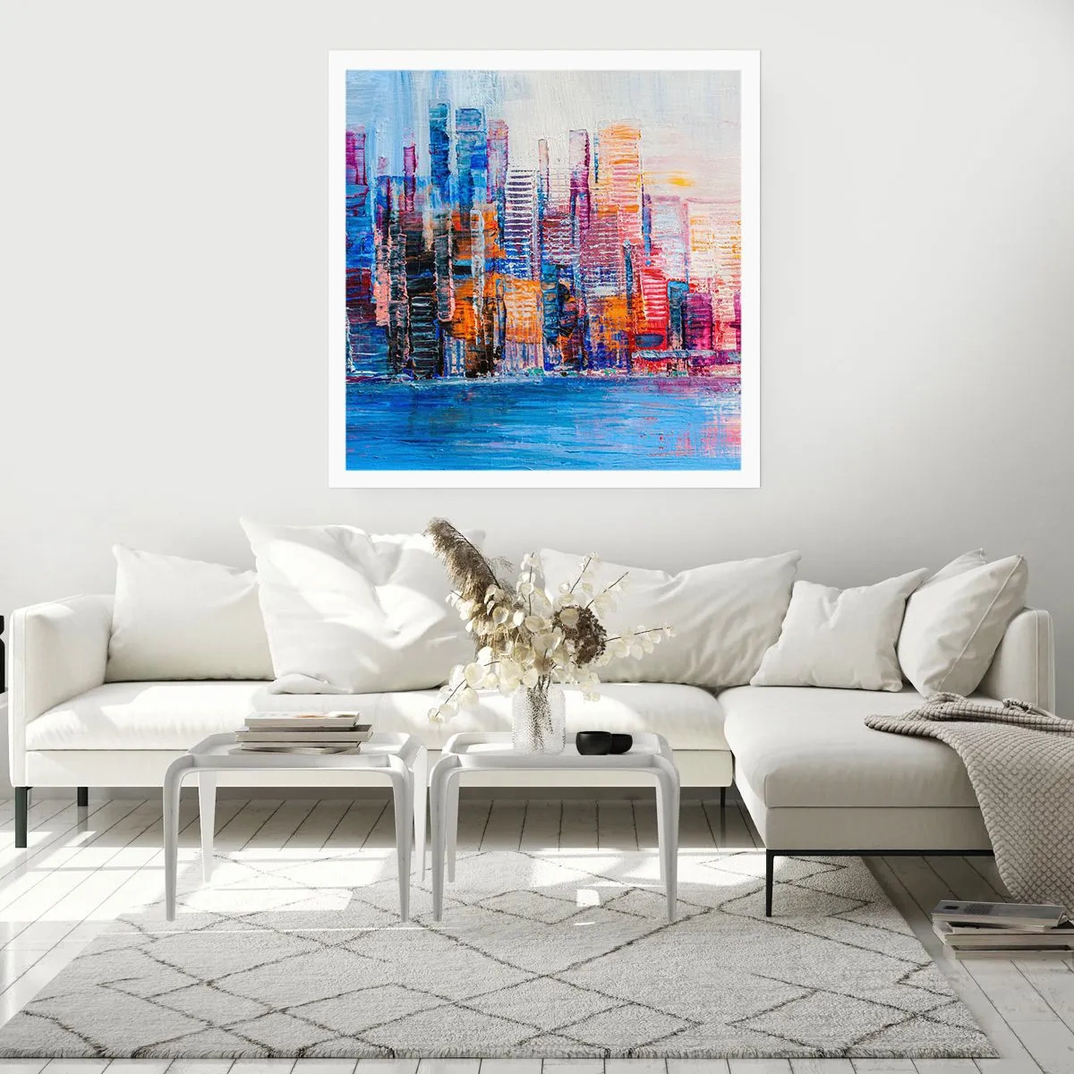 Plakat - Radosna metropolia - 50x50 cm