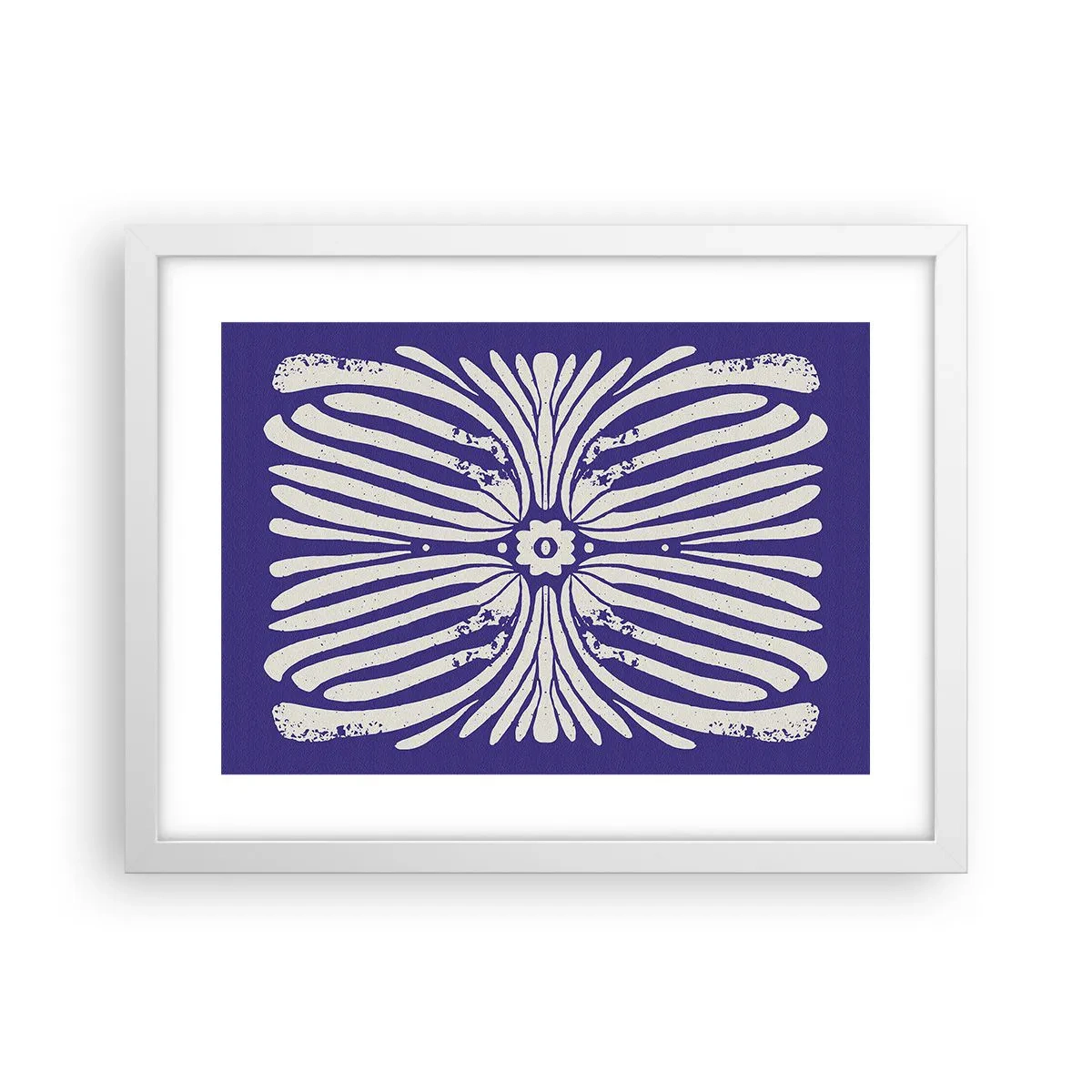 Plakat w białej ramie - Etniczne inspiracje - 40x30 cm