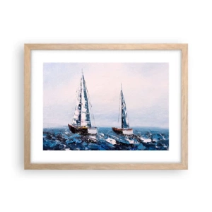 Plakat w ramie jasny dąb - Braterstwo wiatru - 40x30 cm