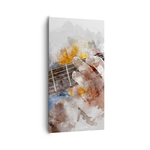 Obraz na płótnie - Poezja między strunami - 65x120 cm