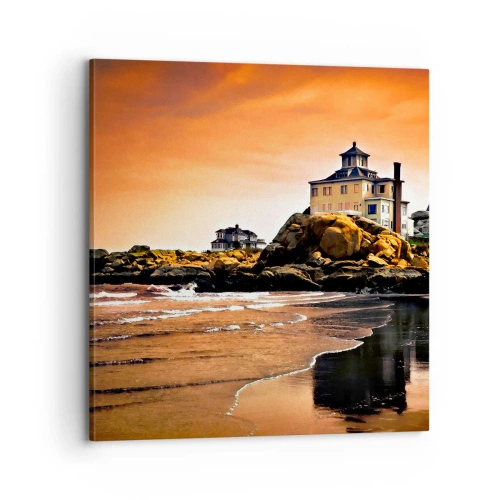 Obraz na płótnie - Elegancja zachodniego wybrzeża - 70x70 cm