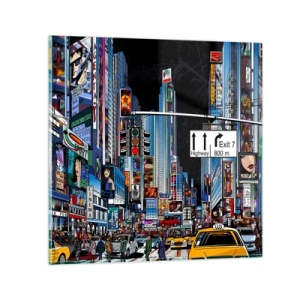 Obraz na szkle - Komiksowa wielka noc - 70x70 cm