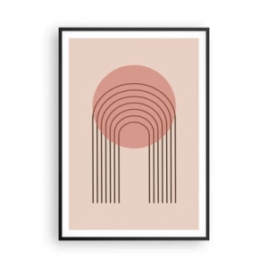 Plakat w czarnej ramie - Nieodparte przyciąganie - 70x100 cm