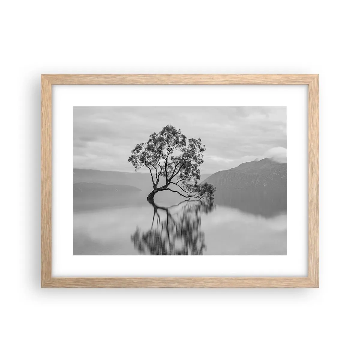 Plakat w ramie jasny dąb - Jest taki kraj - 40x30 cm