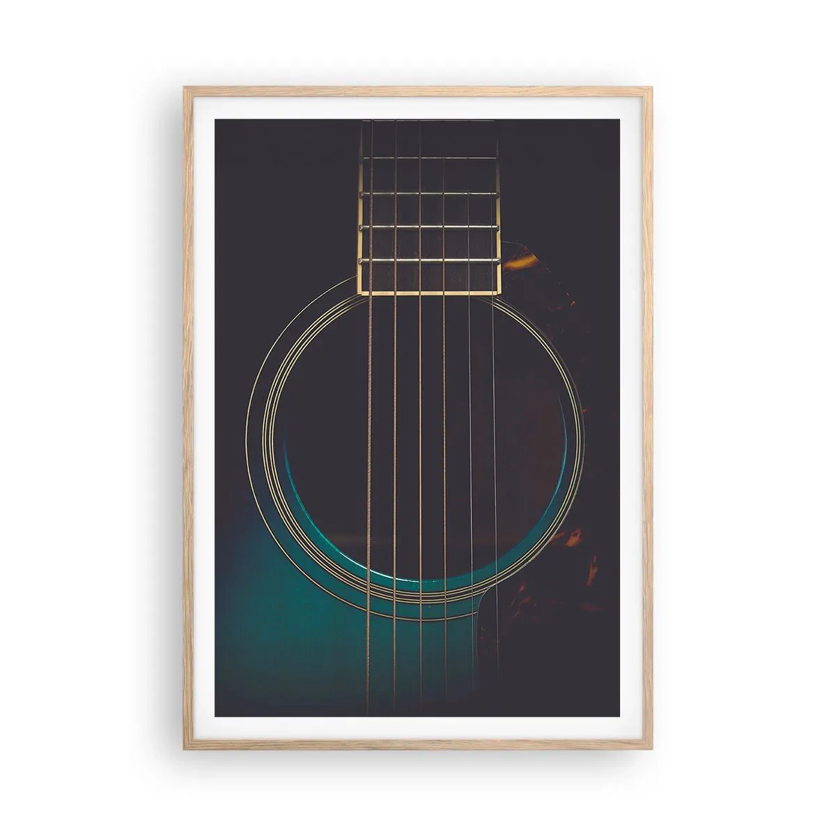 Plakat w ramie jasny dąb - Chwila zanim zabrzmi - 70x100 cm