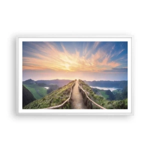 Plakat w białej ramie - Blisko nieba - 91x61 cm