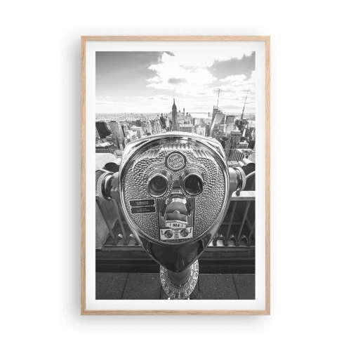 Plakat w ramie jasny dąb - Miasto nad miastami - 61x91 cm