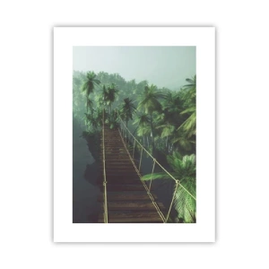 Plakat - Nad kipielą zieleni - 30x40 cm