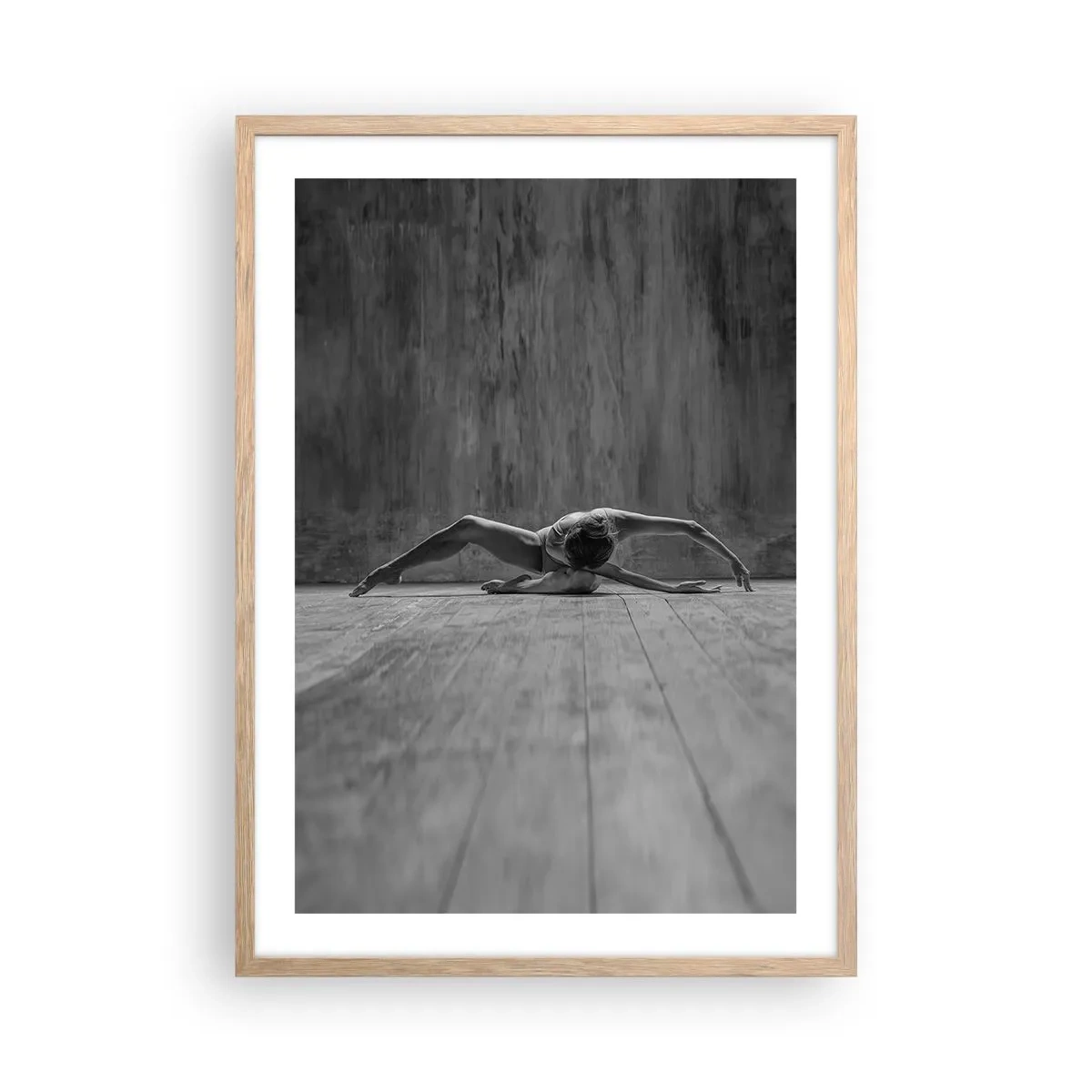 Plakat w ramie jasny dąb - Symetria odnaleziona - 50x70 cm