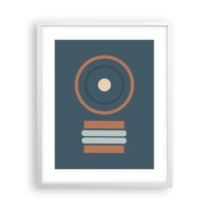 Plakat w białej ramie - Istota rzeczy - 40x50 cm