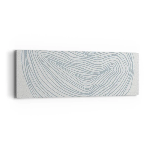 Obraz na płótnie - Uśmiech kropli - 90x30 cm