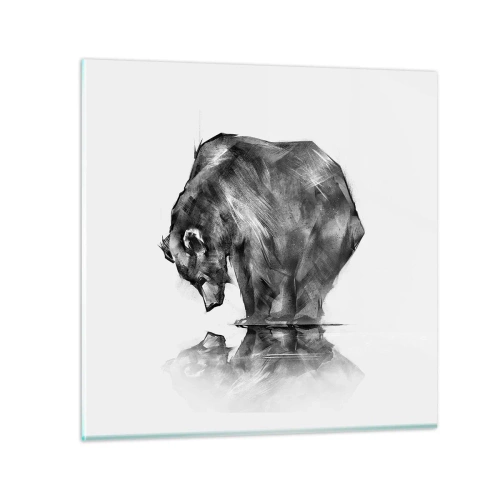 Obraz na szkle - Miło zobaczyć się z kimś bliskim - 60x60 cm