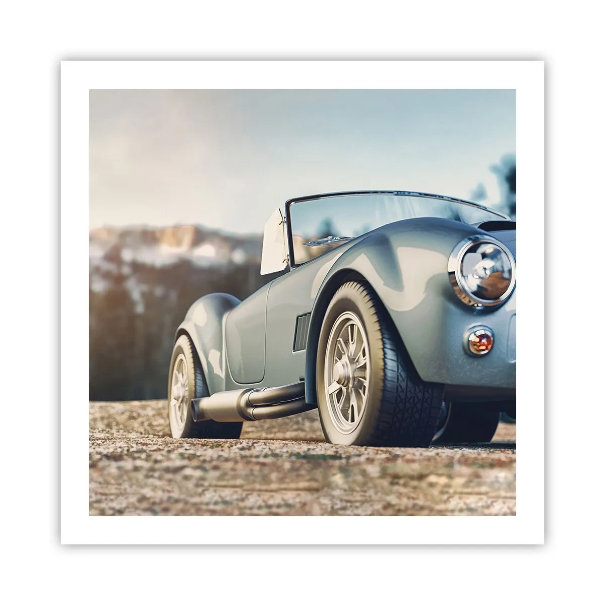 Plakat - Bo liczy się styl - 60x60 cm