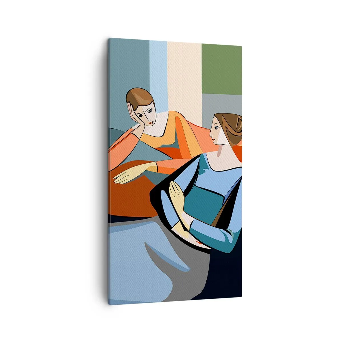 Obraz na płótnie - Chwila zwierzeń - 45x80 cm