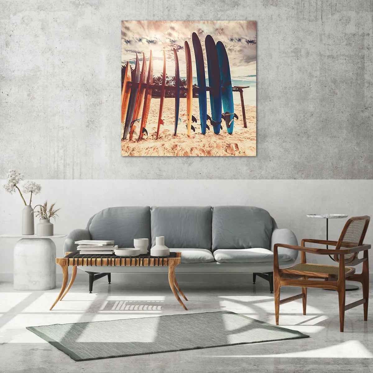 Obraz na szkle - Dobranoc, do jutra - 60x60 cm