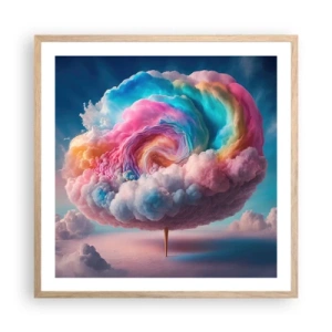 Plakat w ramie jasny dąb - Sen o wesołym miasteczku - 60x60 cm